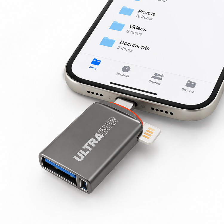 مبدل OTG به LIGHTENING اولتراسور مبدل OTG آیفون