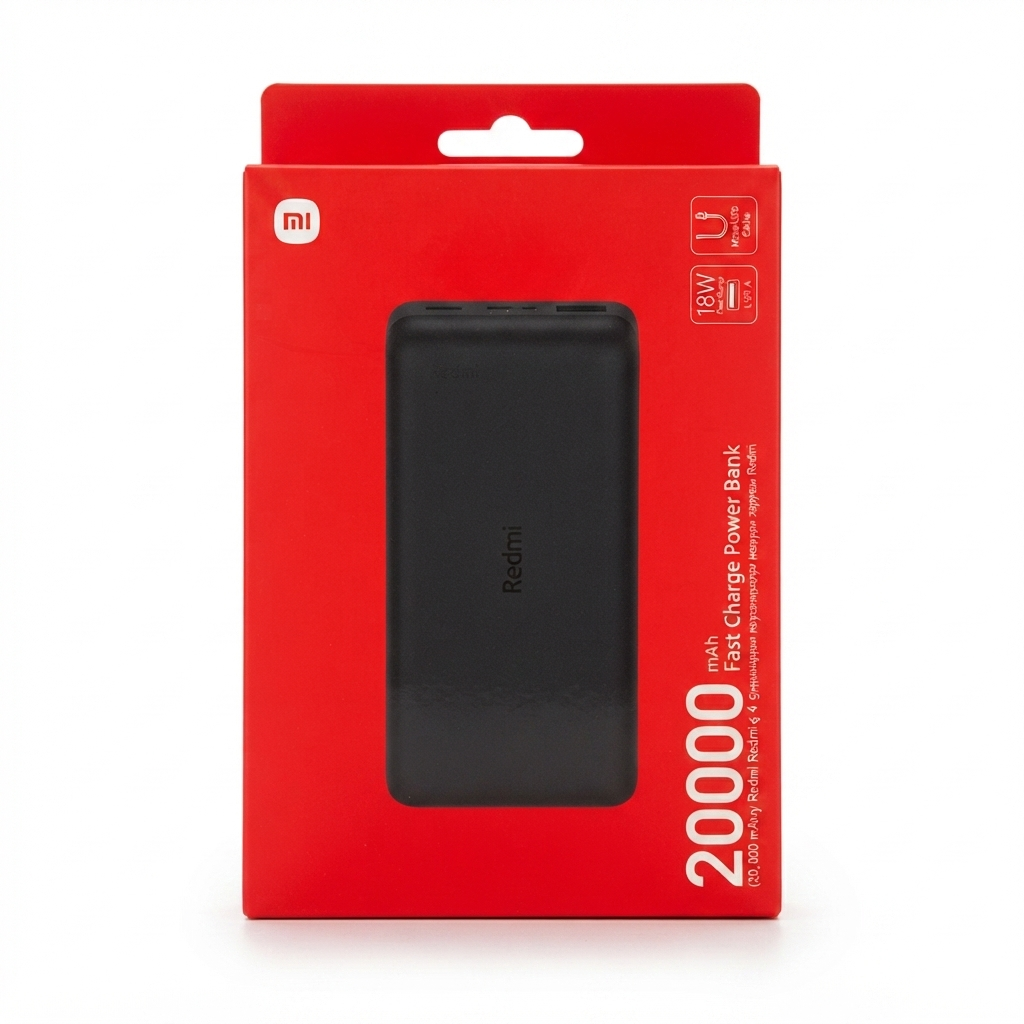 پاوربانک 18 وات شیائومی مدل PB200LZM ظرفیت 20000 میلی‌آمپر ساعت