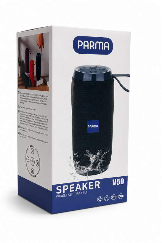 اسپیکر بلوتوثی قابل حمل پارما مدل V50